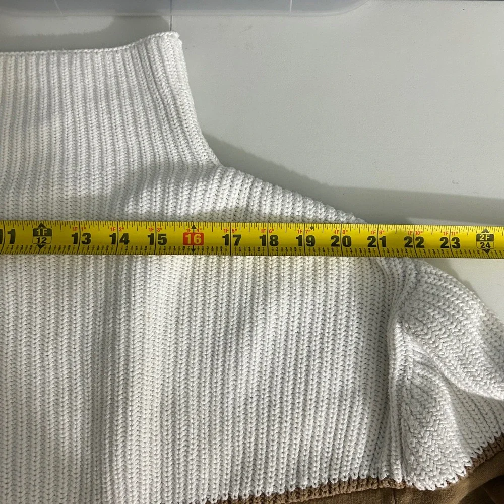 Kith Women's Colorblock Turtleneck Sweater Size M